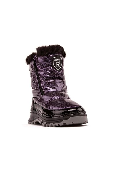 BUCKHEAD Κοριτσίστικες ποπ μπότες χιονιού Purple Buck1078
