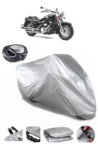 AutoEN Kawasaki VN 1600 Rear Bag Compatible Motorcycle Tarpaulin Luxury Quali...