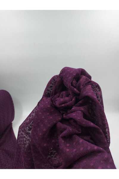 Bursa Kumaş Likralı Puantiyeli Tül