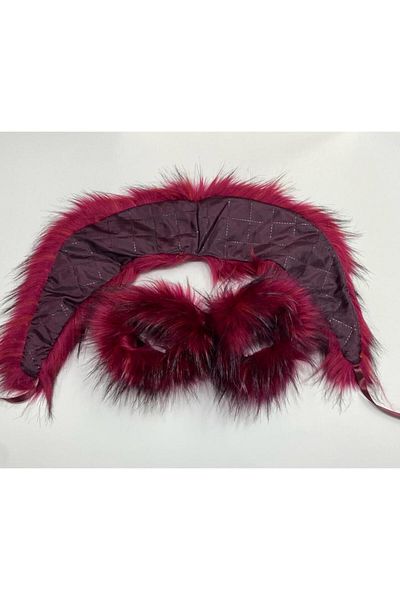 karantuhafiye Fur Collar / Collar Fur Sleeve Set