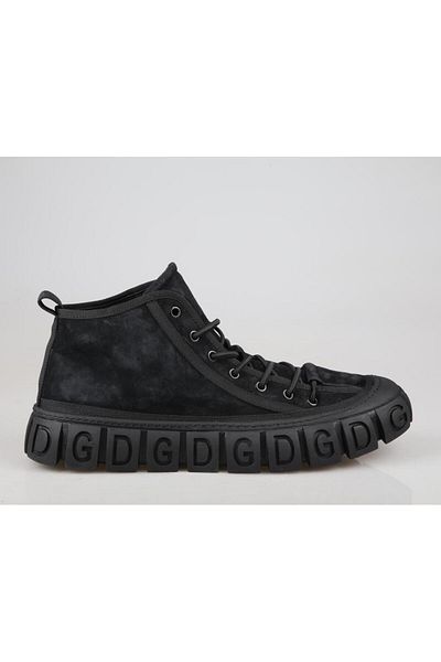 Guja 23k503-5 Μαύρες ανδρικές μπότες Nubuck