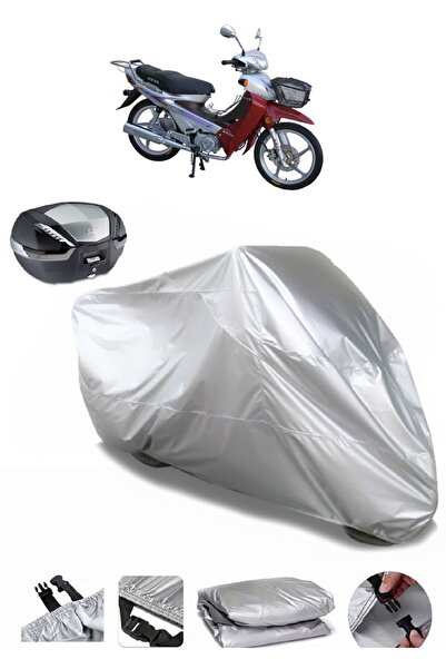 AutoEN Asya AS 110-8 Rear Bag Compatible Motorcycle Tarpaulin Luxury Quality Motorcycle Tarpaulin