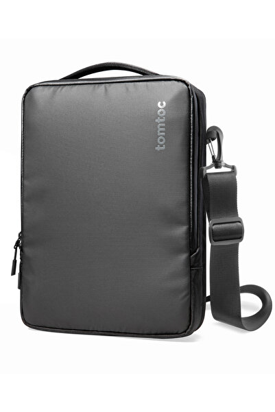 Tomtoc Τσάντα φορητού υπολογιστή Defenderace H14 13,5 - 14,4 ιντσών με μαύρο ιμάντα ώμου - A04d2d1
