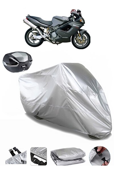 AutoEN Ducati ST4s Rear Bag Compatible Motorcycle Tarpaulin Luxury Quality Mo...