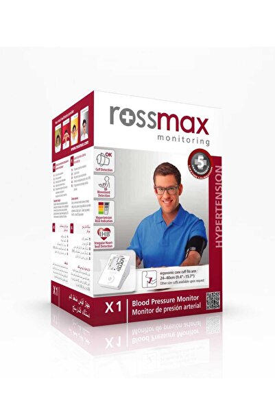 Rossmax Tansiyon Aleti Üst Koldan Tansiyon Ölçer Nabız Ölçer Ömür Boyu Kalibr...
