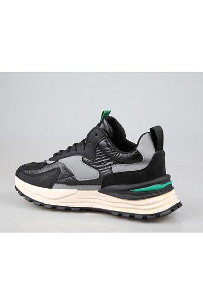 M.P. MP 232-1235 εισαγόμενα Μαύρα Πράσινα Ανδρικά Sneakers