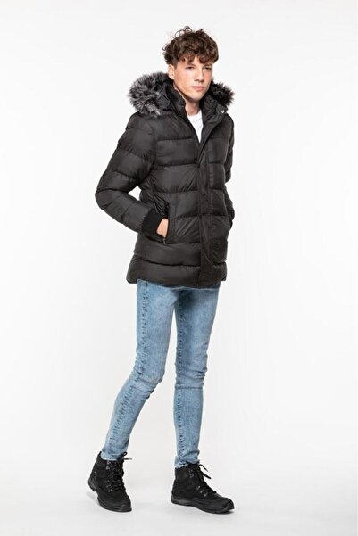 Slazenger Ανδρικό παλτό Harshal Ανδρικό παλτό μαύρο ST21JE011-500