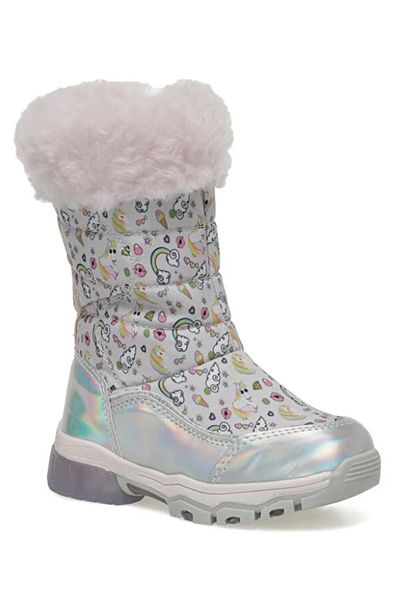 Kinetix Lunox 1pr Girl's Snow Boots with pink person