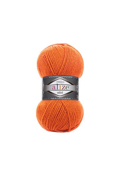 Alize ALIZE SUPERLANA MIDI 100 ΓΡ. 1 ΤΕΜ 225 ΠΟΡΤΟΚΑΛΙ