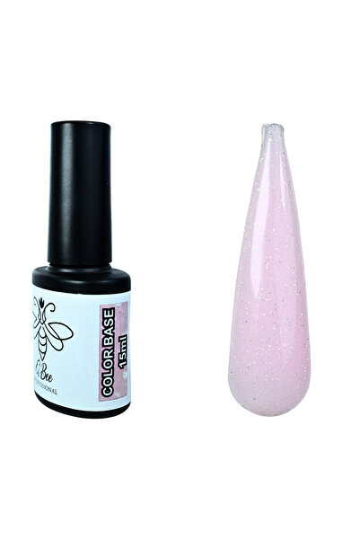 QBEE PROFESSIONAL 15 ml Renkli Rubber Base Color Base Coat