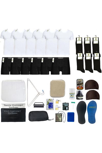 askerpaketi 6-Piece Sailor Winter Basic Soldier Set - Hatay Alexander's Novice Military Pack