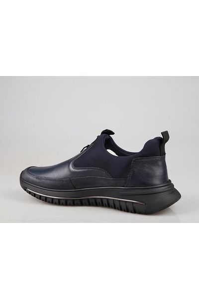 MARCOMEN Ανδρικά παπούτσια casual 14086 από γνήσιο δέρμα Navy Blue