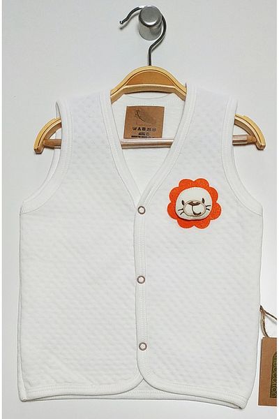 nc gift Quilted Front Snaps Cotton Baby Vest