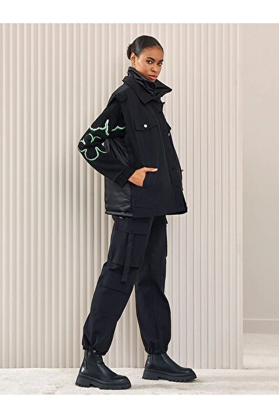 Unique PARAŞÜT KUMAŞ GARNİLİ YELEK