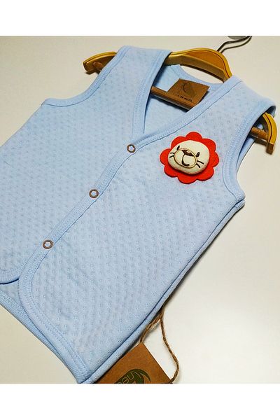nc gift Quilted Front Snaps Cotton Baby Vest