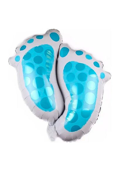 Bkmc Baby Footprint Figured Foil Balloon Pink 76cm