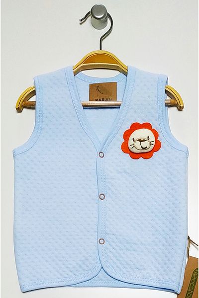 nc gift Quilted Front Snaps Cotton Baby Vest