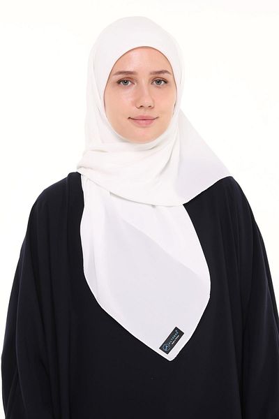 Altobeh Γυναικείο μεταξωτό φουλάρι Medina Luxury Hijab-ecru