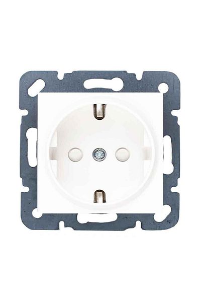 VİKO Viko Karre White Grounded Child Proof Socket- 12 Pieces