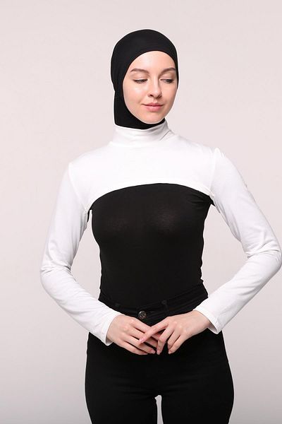 Altobeh Ecru Turtleneck Neck Collar Sleeve