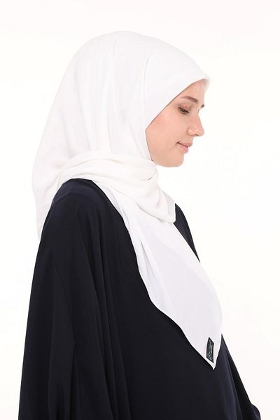 Altobeh Γυναικείο μεταξωτό φουλάρι Medina Luxury Hijab-ecru