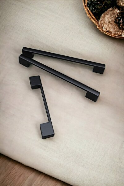 Dizaynhouse Black Bridge Mâner plat de dimensiune 160 mm Mâner dulap și sertar - Mânere pentru mobilă - 16 cm