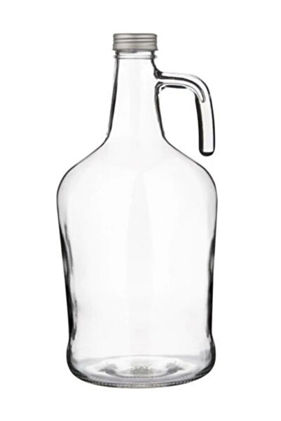 abnturk 3 Litre Saplı Zeytinyağı Şişesi Galon Kalın Camdan Üretim El Yapımı O...