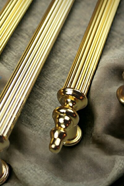 Dizaynhouse 192 Mm Rustik Kumru Altın Kulp Altın Rengi Tasarım Lüks Kulp