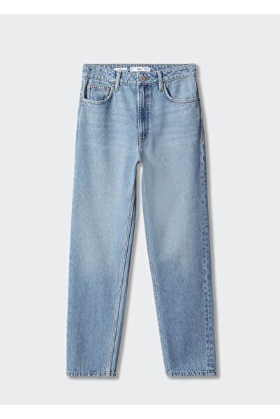 MANGO Woman Yüksek belli mom jean