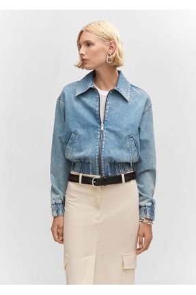 Bomber en jean on sale