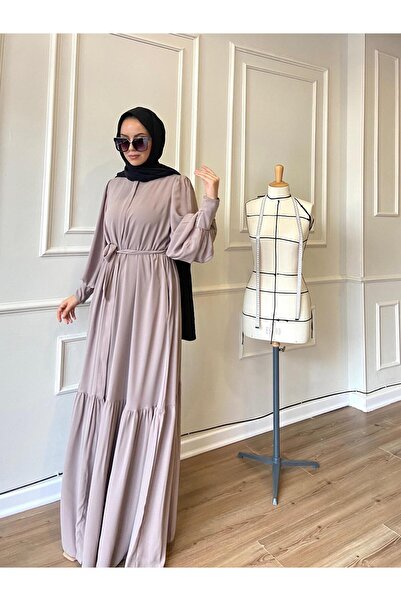 Berel Moda Σένα Φεράς Κρεπ Μπεζ