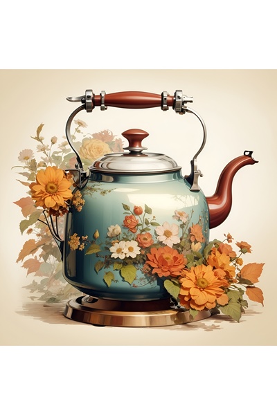 LİLYHOBBYLAND Renkli Baskılı Sayılarla Boyama Hobi Seti (Çerçeveli) 50x65 cm:...