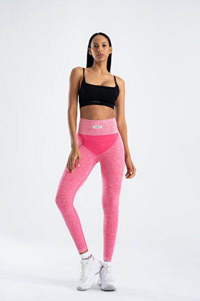 GYMXPRO Colanți Push-up Melange - Model sportiv elastic și de recuperare, cu ...