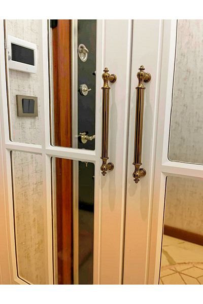 ARON Berra 128mm Bright Bronze Handle - Tv Unit, Bedroom, Cloakroom, Drawer, Kitchen Cabinet Cover