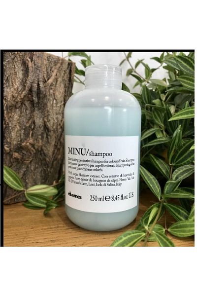 Davines Minu Protective Shampoo - Vegan Friendly, 8.45 fl.oz., For Colored Hair BSecrets.Y182