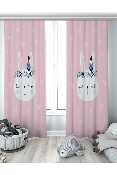 Evperest Rabbit Model Double Winged Background Curtain EPP115