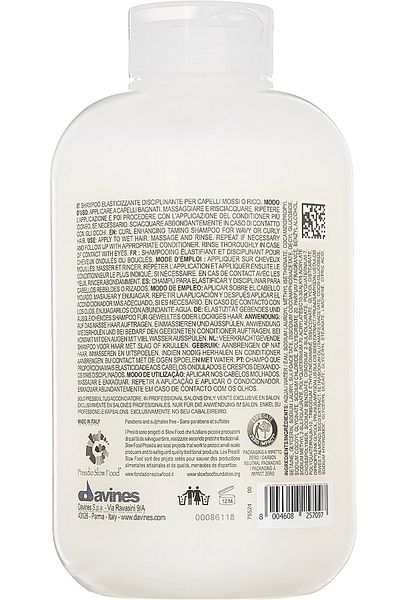 Davines 250ml BSecrets.Y67 - Sulfate-Free and Paraben-Free Curl Defining Shampoo