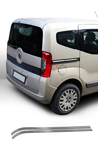 TUSBA MARKET Fiat Fiorino Paslanmaz Çelik & Krom Sürgülü Kapı Çıtası / 2008 >...