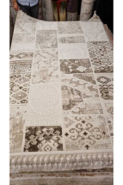 Dekhera Halı Mostar 12570 060 Krem Akrilik Halı 150X230