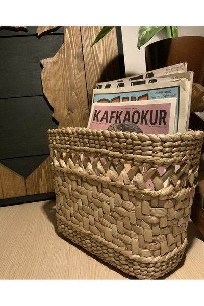 Tasarı Sanatı Ev Dekorasyon Hasır Gazetelik Dergilik Kitaplık Düzenleyici Org...
