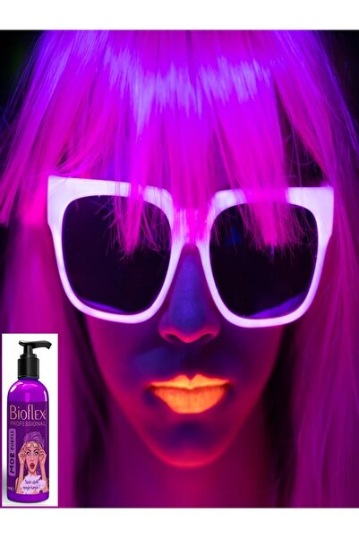 Bioflex Amonyaksız Geçici-renkli Color Renkli Saç Boyası Balyaj Boya Mor 250 ml