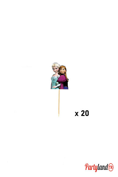 PartylandTR FROZEN KARLAR ÜLKESİ ELSA ANNA TEMALI LÜX KÜRDAN 20Lİ