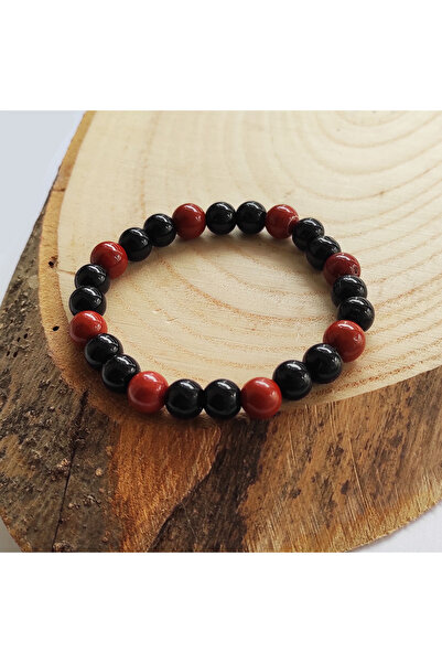 ByKolyeucum سوار من الزجاج المقطوع على شكل كرة مقاس 8 مم من العقيق والأحجار ا...