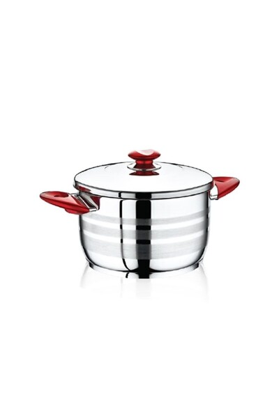 SAFINOX flavia 24x15 derin kırmızı tencere