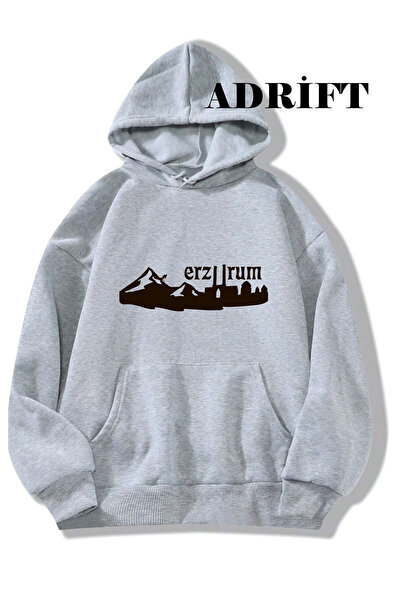 Tarzsokak Hanorac unisex Erzurum cu glugă, gri