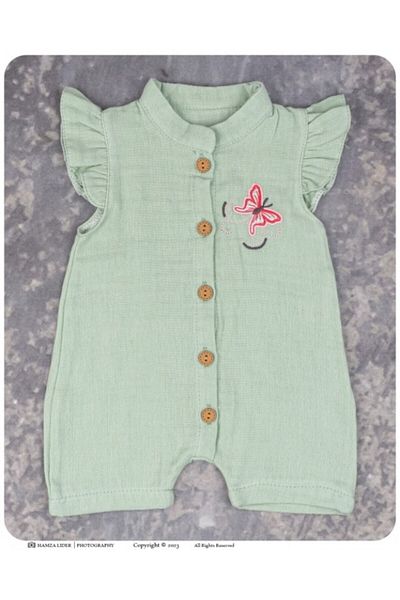 Zeyn Cotton Muslin Jumpsuit Baby Girl