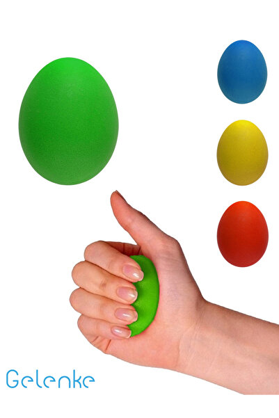 Genel Markalar Silikon Stres Topu El Egzersizi Bilek ve Parmak Güçlendirme To...