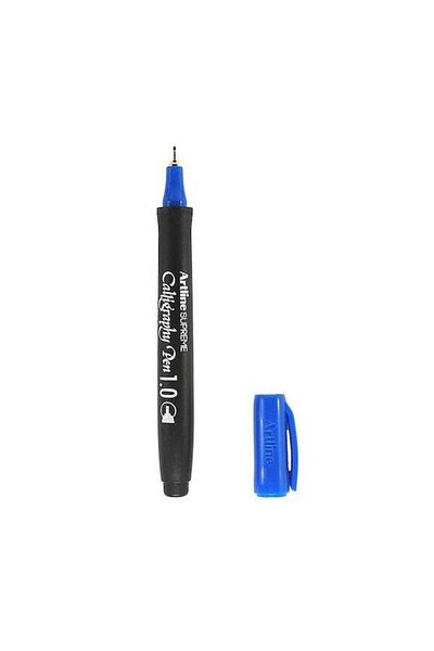artline Calligraphy Pen Supreme 1.0 - Blue Epf 241, Pack of 12