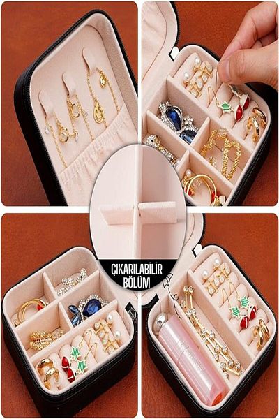 Morlay Stylish Jewelry Jewelry Box & Necklace, Ring, Earring Organizer Organizer Mini Travel Jewelry Bag