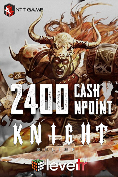 Ntt Game Knight Online 2400 Cash / Npoint / LevelTR